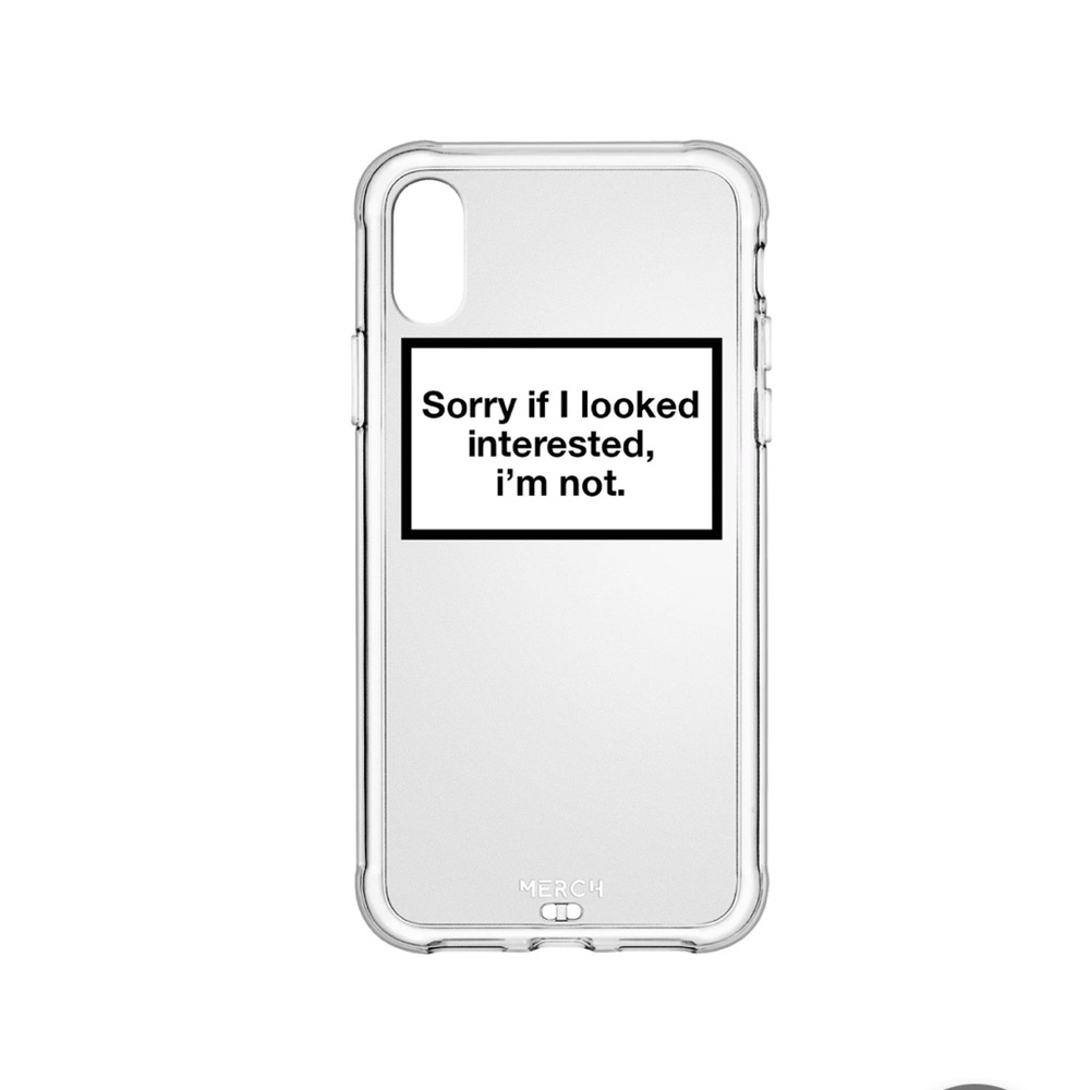 iPhone X Merch Amsterdam phone case